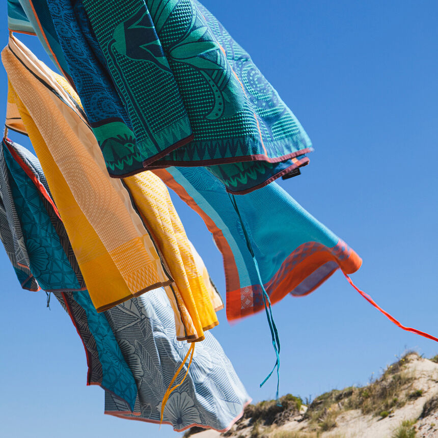 Drap de plage Holi Saphir 100x200 100% coton, , hi-res image number 2